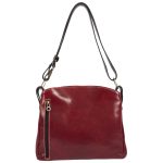 DE-6570RED (1) - Δερμάτινη τσάντα ώμου